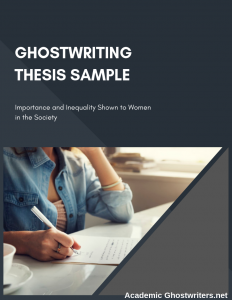 master thesis ghostwriter